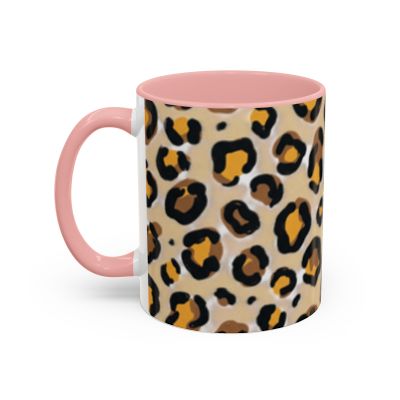 Leopard Print Accent Coffee Mug | 11oz
