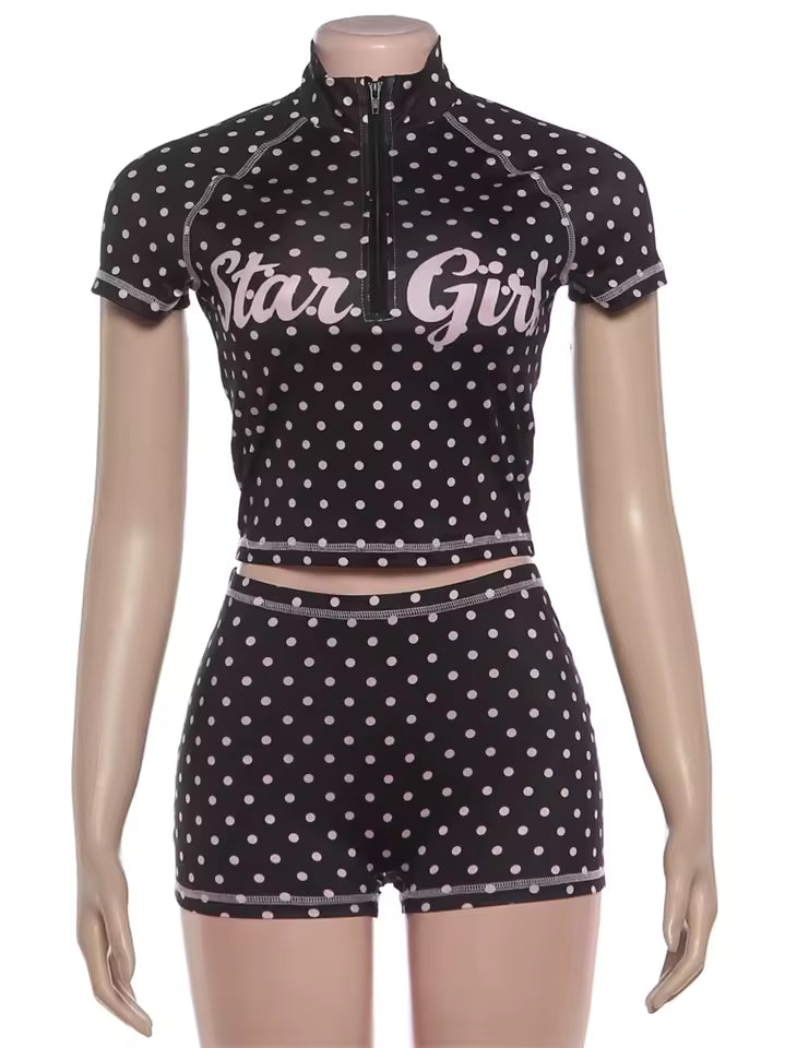 polka dot set
