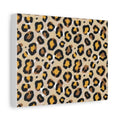 4 Leopard Print Canvas Stretched Canvas | Matte Animal Pattern Wall Art